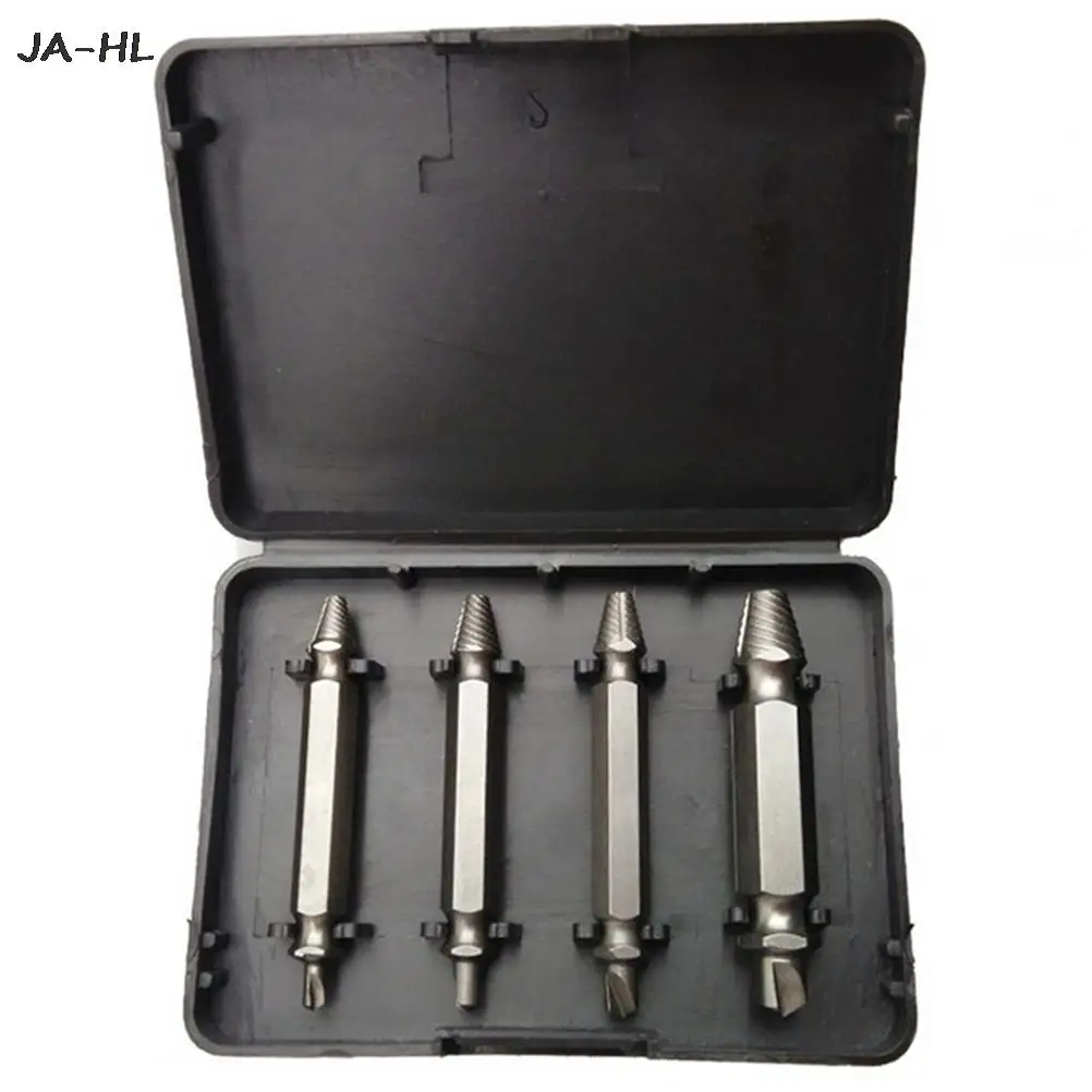

New 4pcs/1set Damaged Screw Drill Bits Extractor Remover Easy Out Bolt Stud Tool