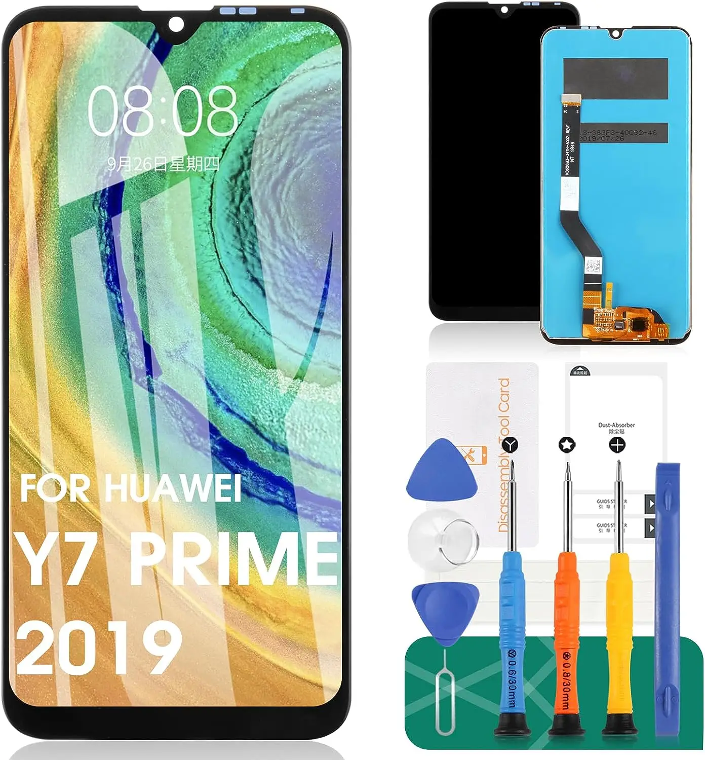 

Замена экрана для Huawei Y7 2019 телефон/Y7 Prime 2019 Dub-LX1 телефон с сенсорным ЖК-дисплеем
