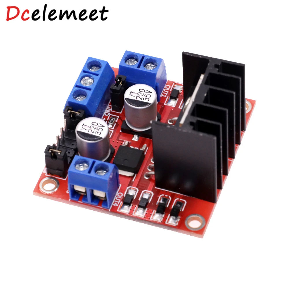 

L298N Dual H Bridge Motor Driver Controller Board L298 DC Stepper Motor Smart Car Robot Breadboard Module For Arduino