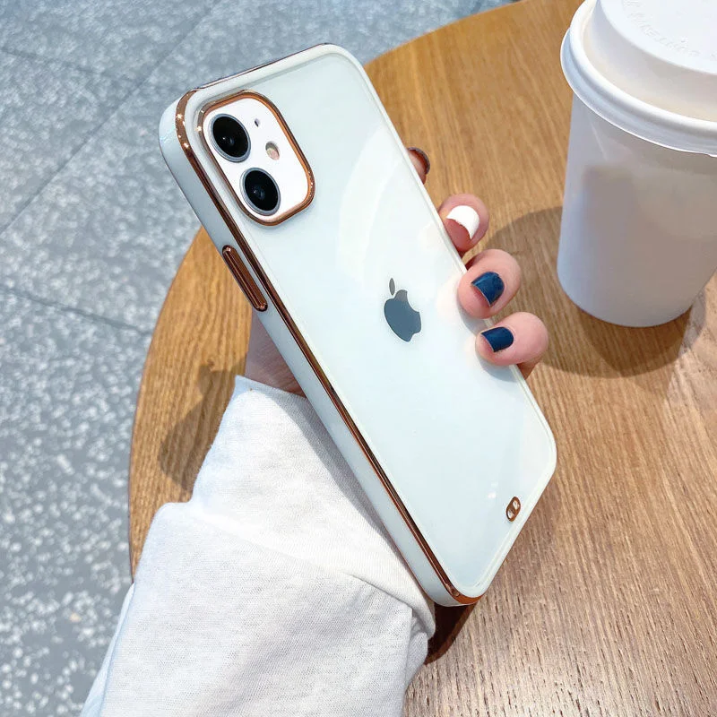 Роскошный силиконовый чехол для iPhone совместим с моделями 7 8 13 12 11pro max mini XS XR