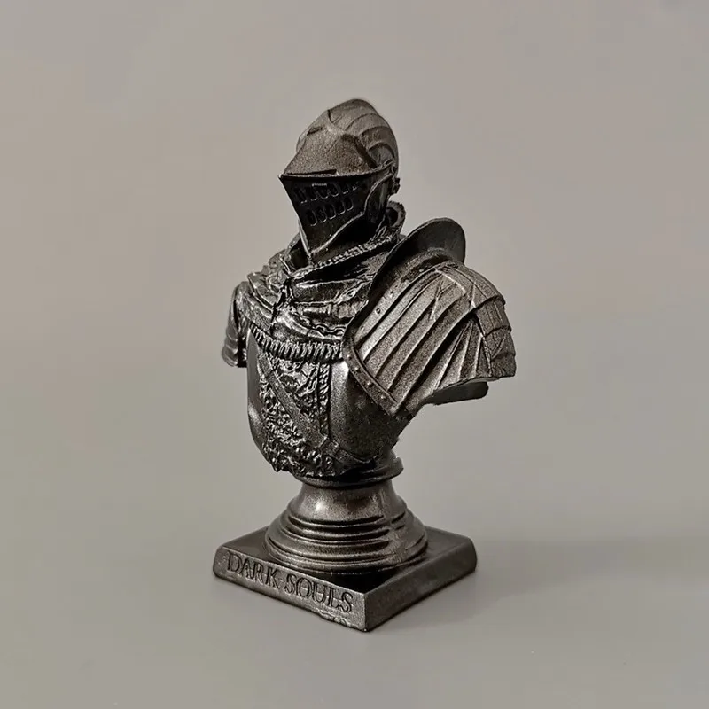 7cm Dark Souls Bust Statue Classic Look Half-length Armor Scene Base Remake Action Figure Collections Model Doll Toy