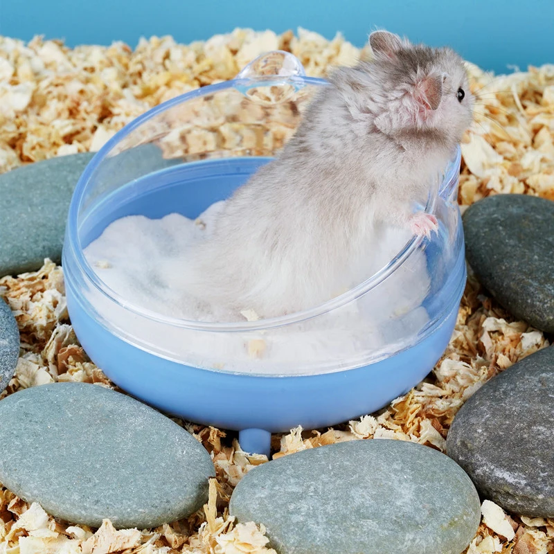 

Hamster Sand Bath Container Hamster Sand Bath Box Transparent Big Space Avoid Kicking Sand Out Easy To Clean Dwarf Hamster