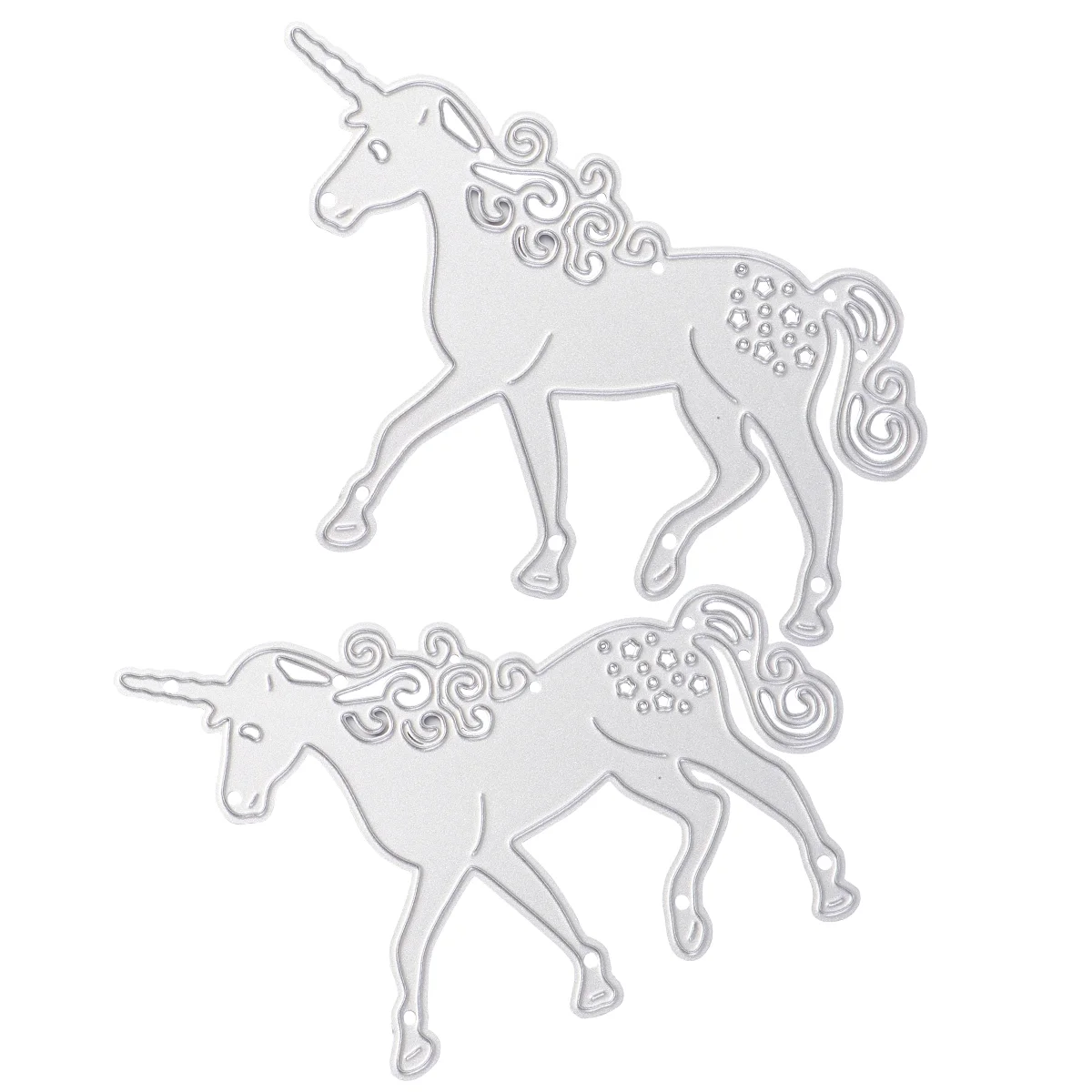 2 шт. стальная форма для ножа единорог штампы тиснение резка трафарет декор