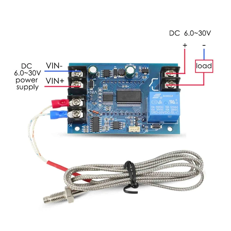 

T40 Digital Thermostat K-type Thermocouple High Temperature -99℃~999℃ AHS