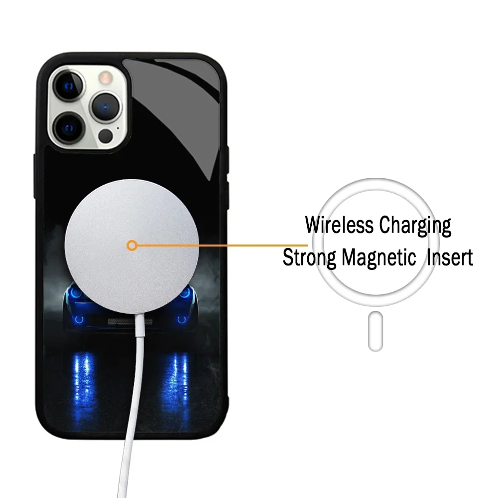 Чехол для телефона F-поста и F-Furious Moive IPhone 11 12 13 14 15 Plus Pro Max зеркальный акриловый