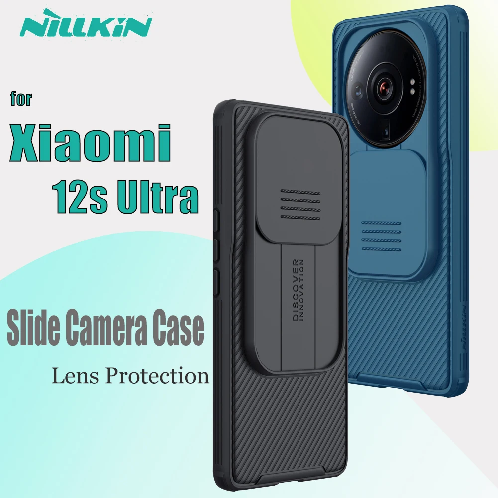 

Ультратонкий чехол Nillkin для Xiaomi 12s, защита объектива камеры, защита конфиденциальности, жесткий ударопрочный чехол из поликарбоната для Xiaomi Mi12S Ultra