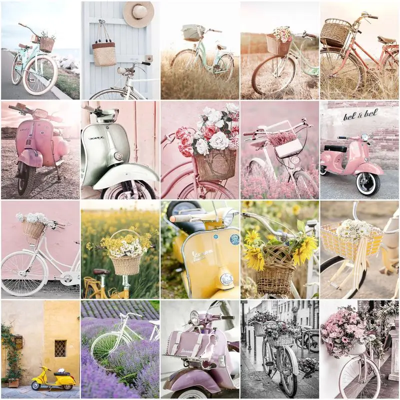 Набор для рисования по номерам на велосипеде 40 х50 см