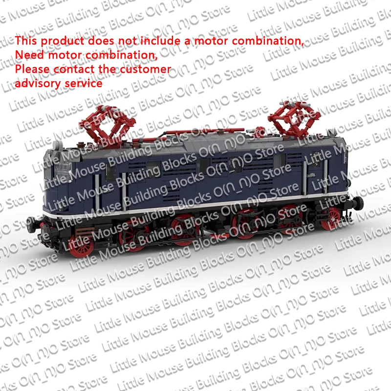 Фото Конструктор QWERT City Car Model MOC: Электровоз E-18, модульная технология, детские праздничные подарки, набор для сборки игрушек №1