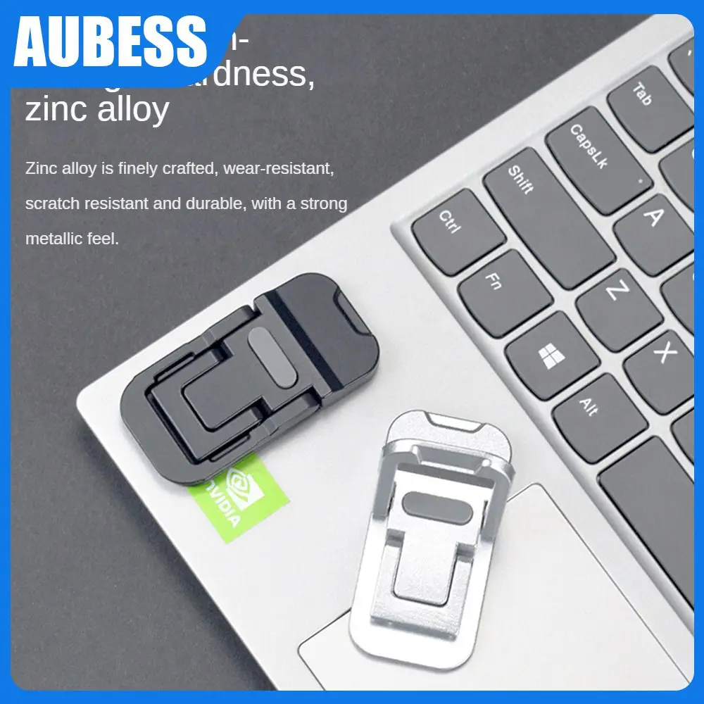 

Material Zinc Alloy Elevated Same Color And Material Laptop Stand The Bracket Is Mini Occupying No Space Metal Type Minimalist