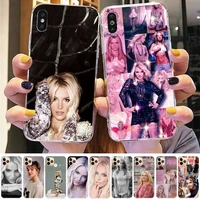lvtlv britney spears phone case for iphone 11 12 13 mini pro xs max 8 7 6 6s plus x 5s se 2020 xr cover