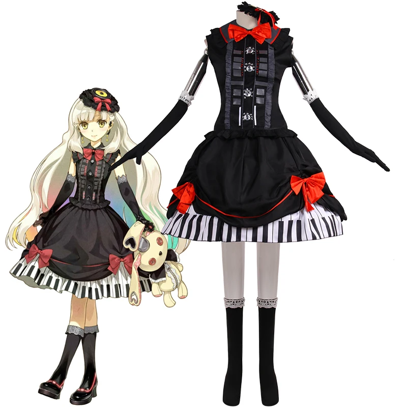 

VOCALOID 3 MAYU Косплей костюмы JK Униформа платье наряды Хэллоуин Карнавальный костюм для женщин девочек