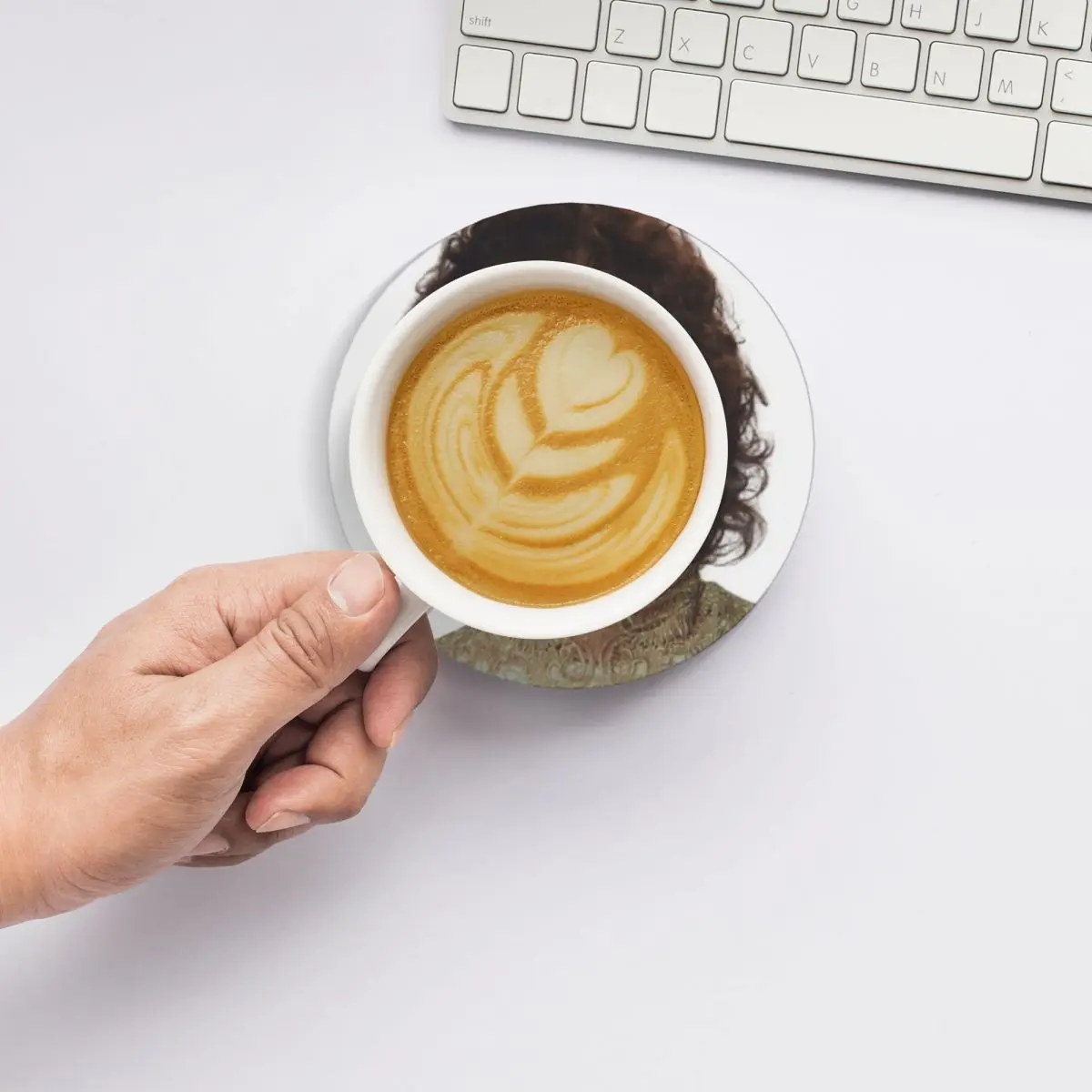 Керамические подставки (набор из 4) милый набор для напитков