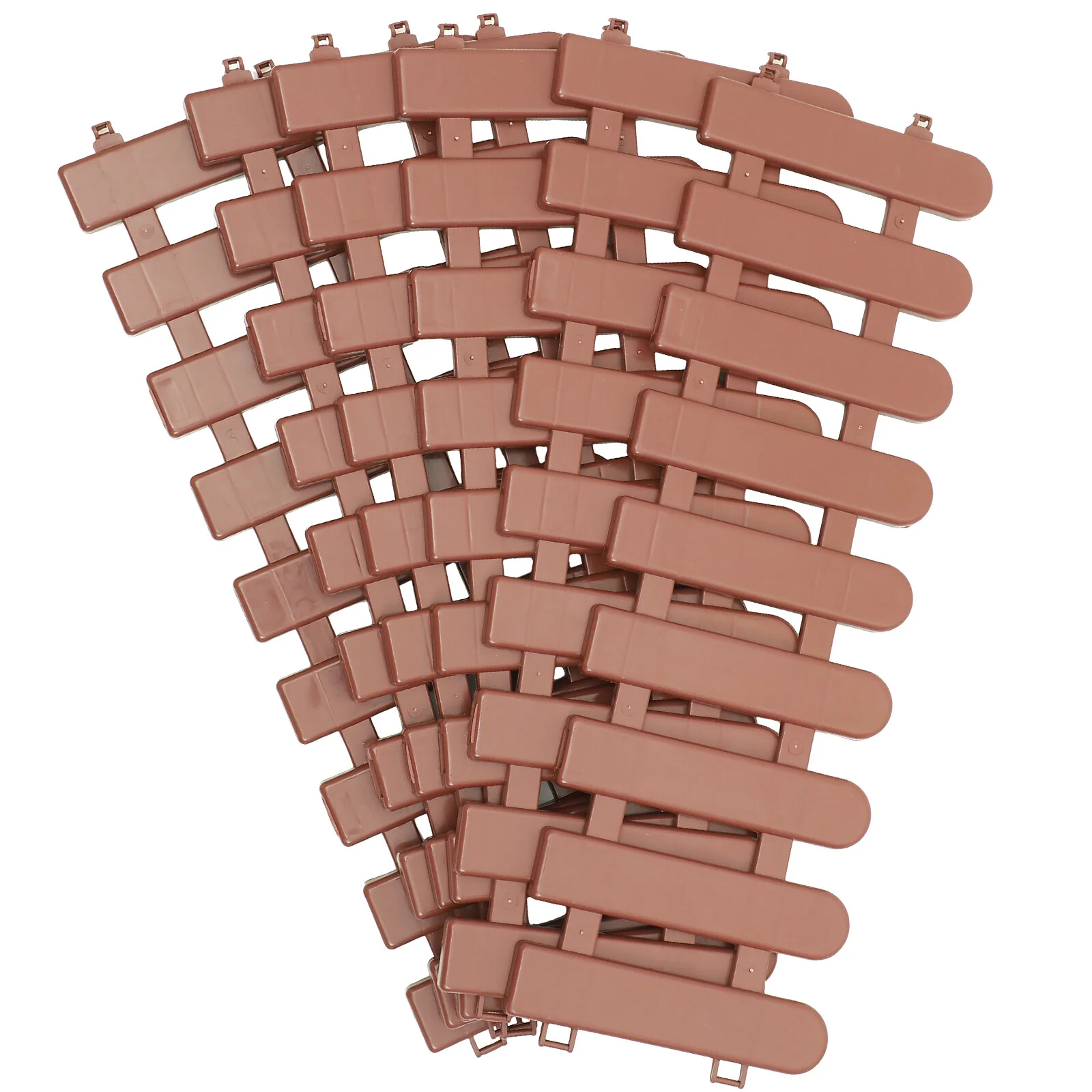 

6 Pcs Outdoor Decoration Dog Fence Decorative Fences The Yard Temporary Fencing Plastic Garden Border Campus