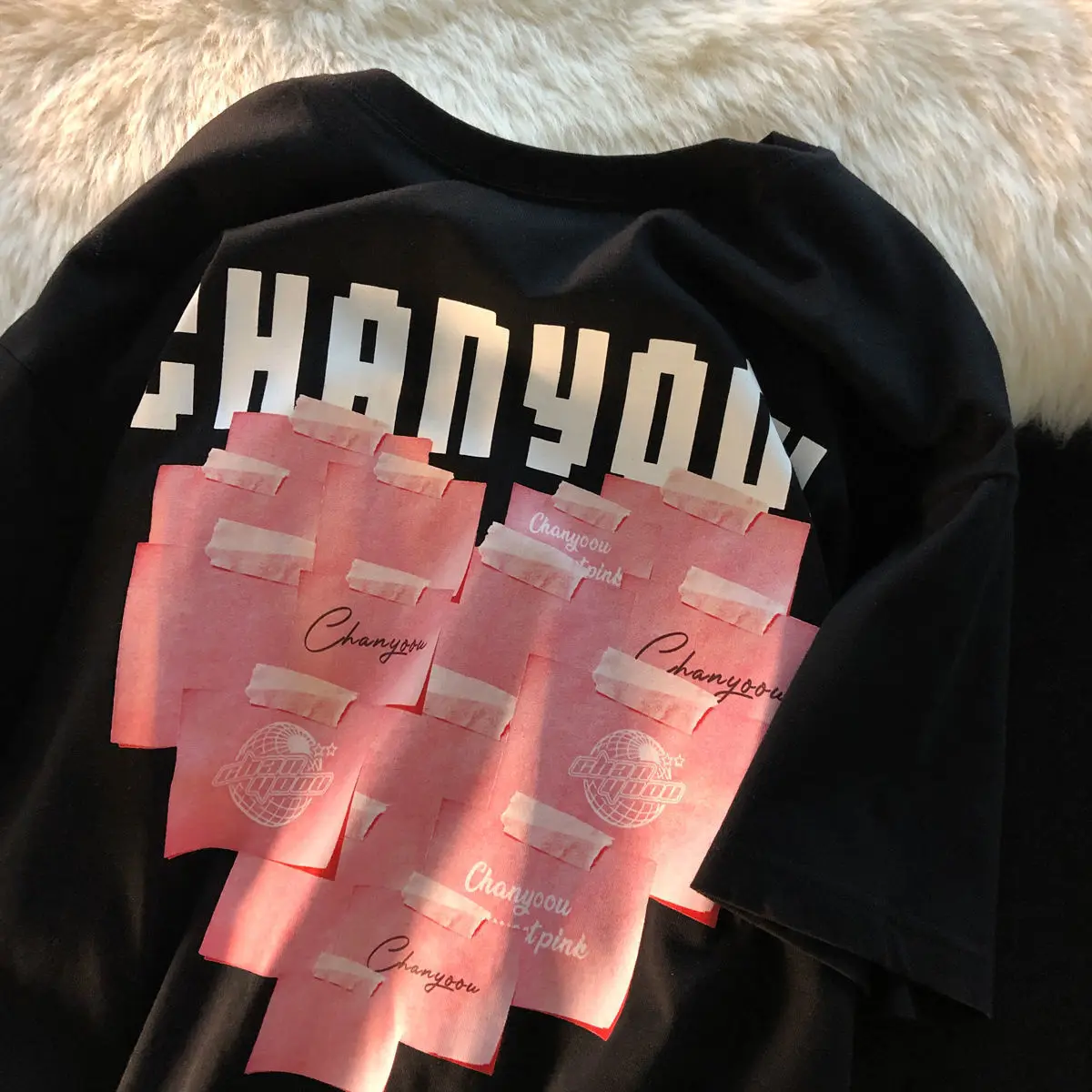 Модные мужские и женские летние топы модная женская одежда с принтом свободные