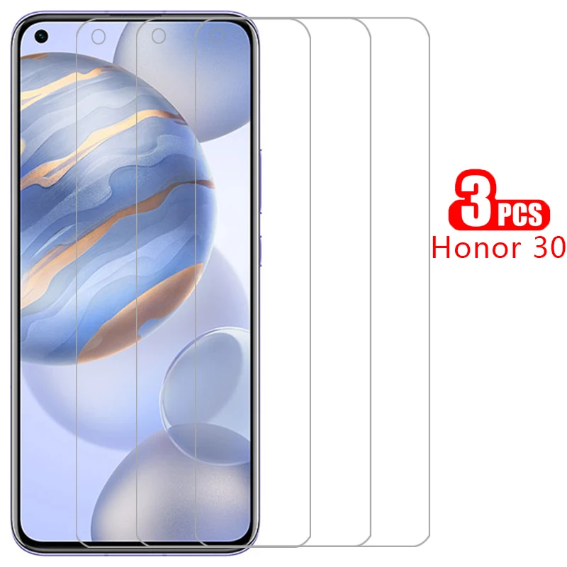 Защитное закаленное стекло для huawei honor 30, протектор экрана для honor 30, пленка 9h для huawey, huwei, hawei, huawe, honer, onor, hono
