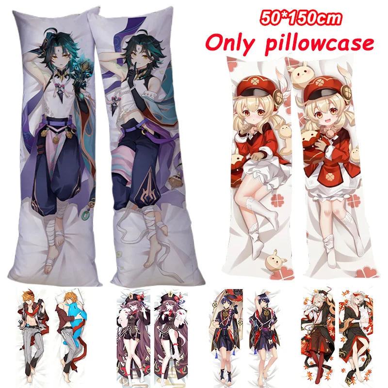 

Genshin Impact Dakimakura Kaedehara Kazuha Zhongli Xiao Pillowcase Anime Genshin Pillow Body Pillow Cases Otaku Bedding Pillows