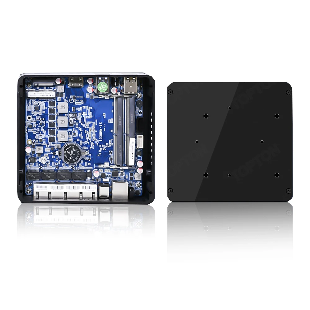 Новая синяя материнская плата pfSense брандмауэр N5105 роутер 4xIntel i225-V B3 2 5G LAN 4xUSB HDMI2.0