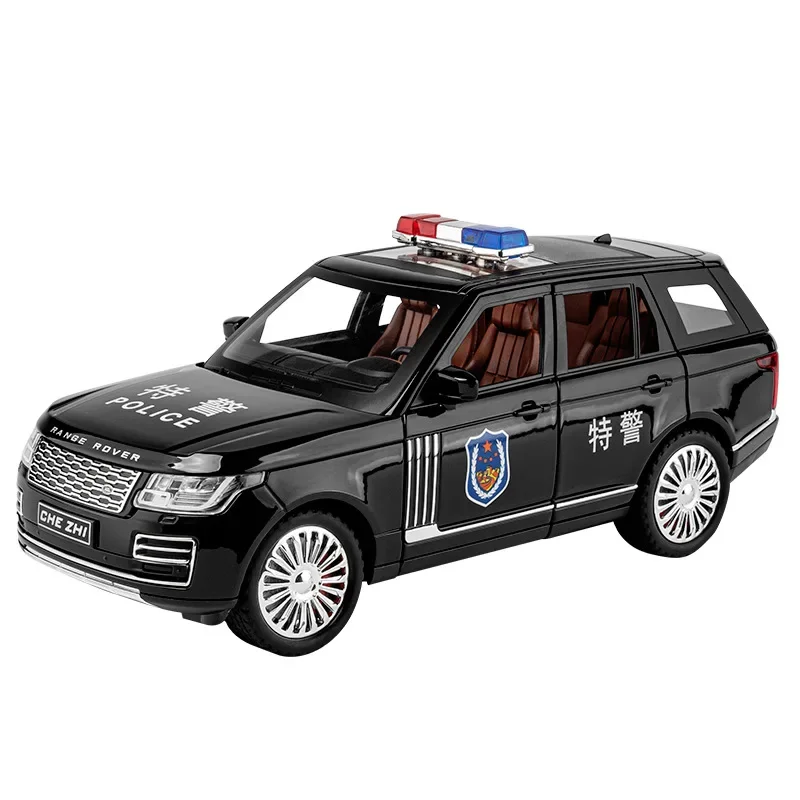 1:24 Land Rover Range полицейский автомобиль литый под давлением металлический сплав