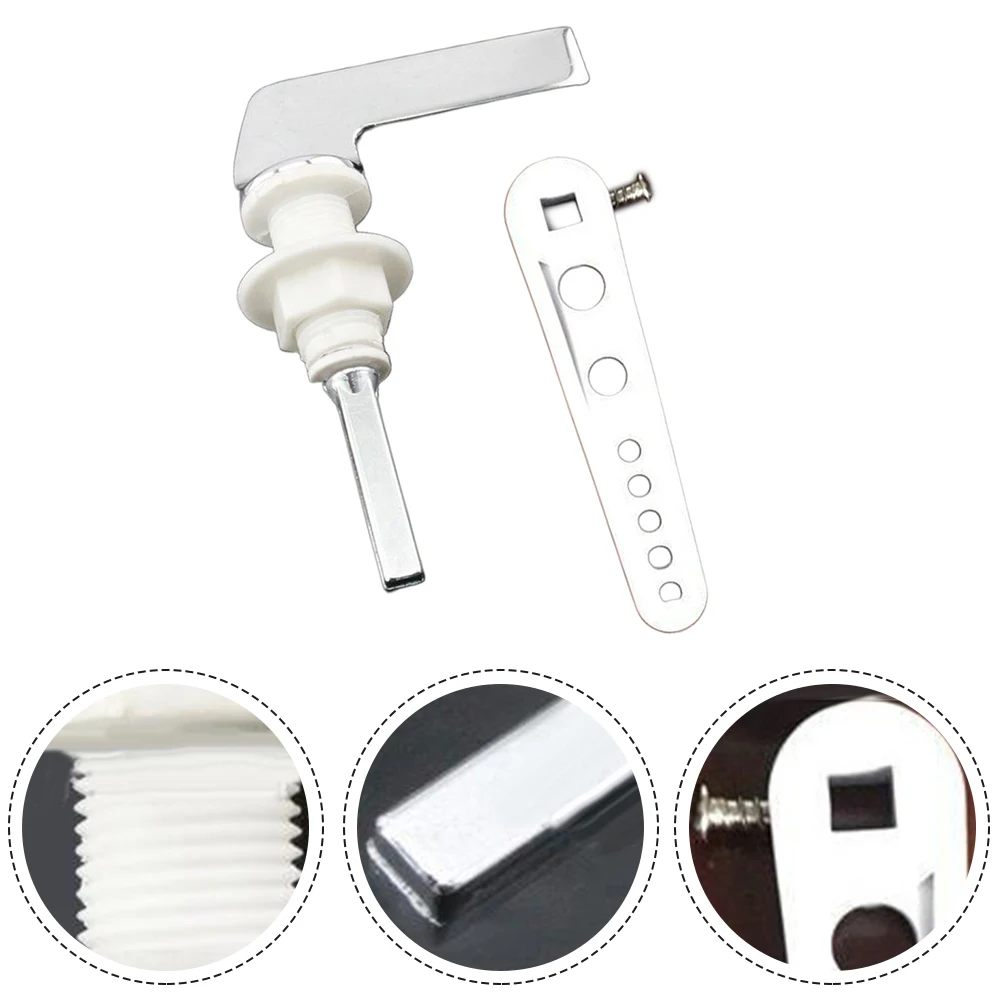 

Toilet Wrench Toilet Handle Bathroom Toilet Accessories 1 SET Cistern Lever Handle Flush Tank Handle Toilet Parts