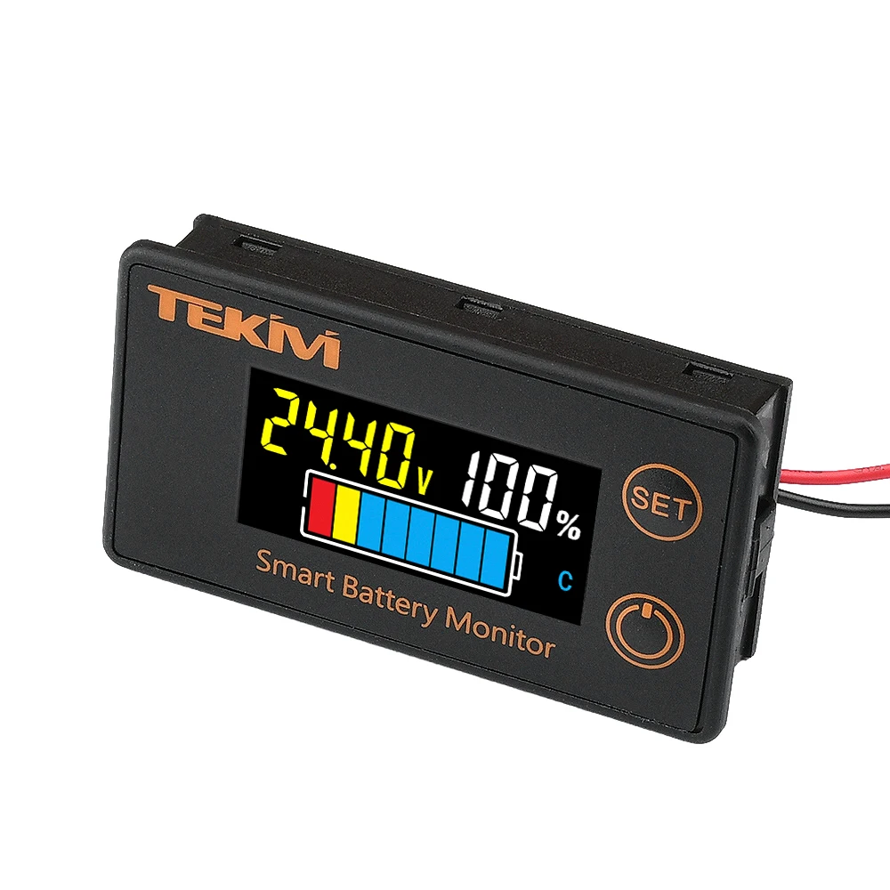 DC 7 В-100 В ЖК-цифровой индикатор емкости аккумулятора водонепроницаемый