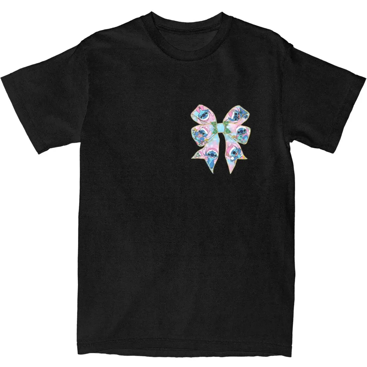 Уличная футболка с бантом хлопковые футболки в стиле хип-хоп для мужчин летние Y2K