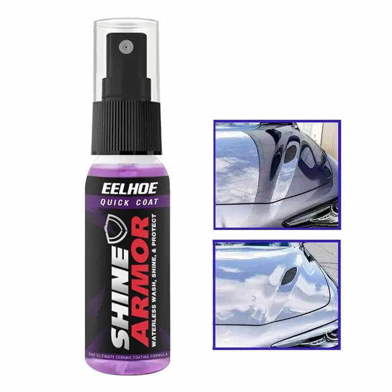 

SHINE ARMOR Fortify Quick Coating Car Wax Polish Spray Waterless Hydrophobic Polishing Auto Paint Maintain Suit Kit