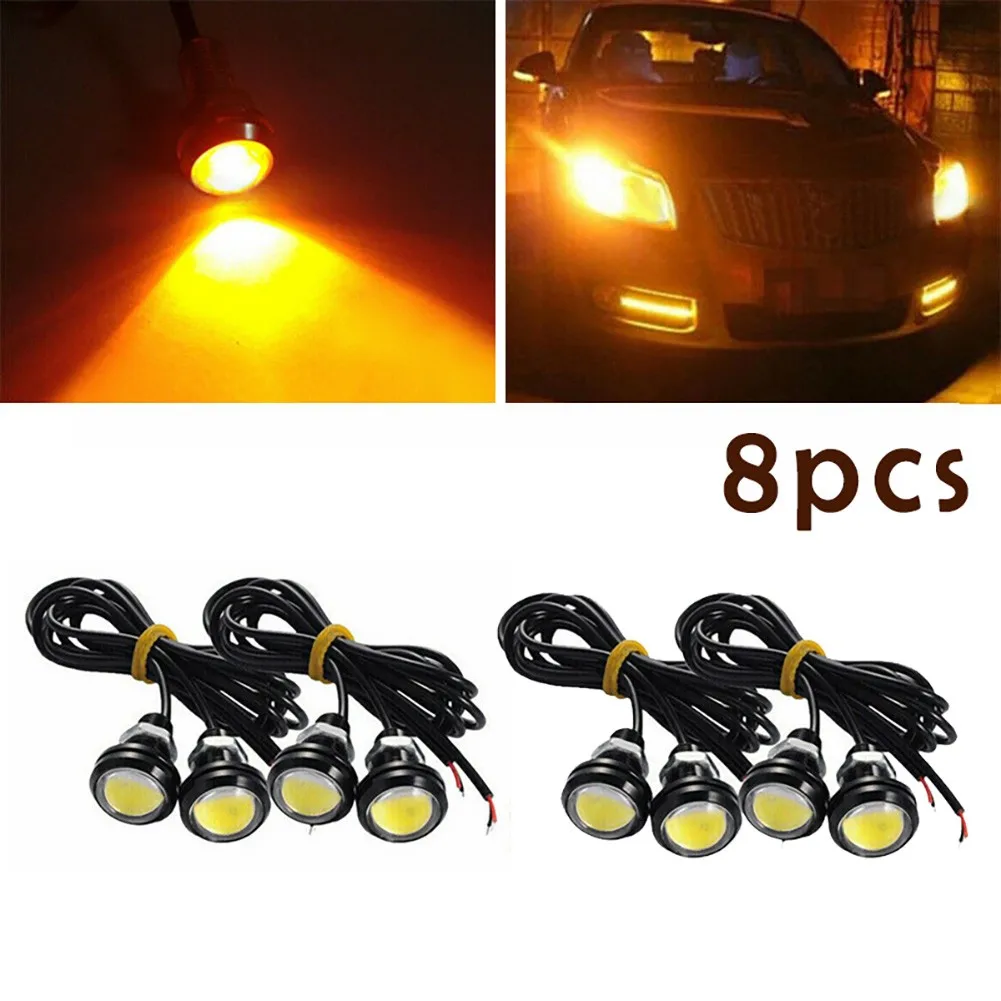 

8pcs LED Grille Light Smoked Amber Grille Lighting Auto Truck Lights Lamp For Ford SVT Raptor Truck SUV 12V