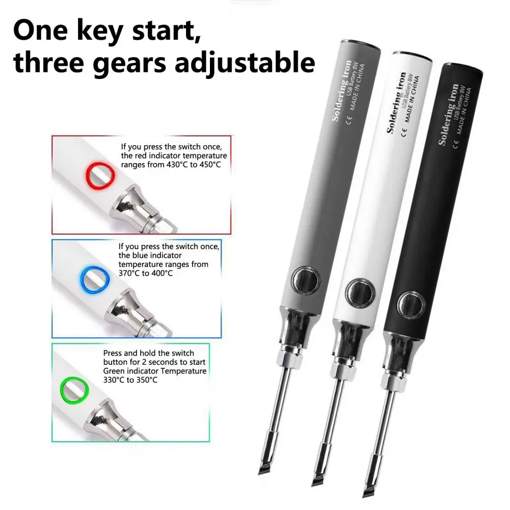 

Беспроводной сварочный инструмент, автоматический спящий режим «сделай сам», сварочный паяльник с аккумулятором, перезаряжаемый Электрический сварочный паяльник 5 в 8 Вт