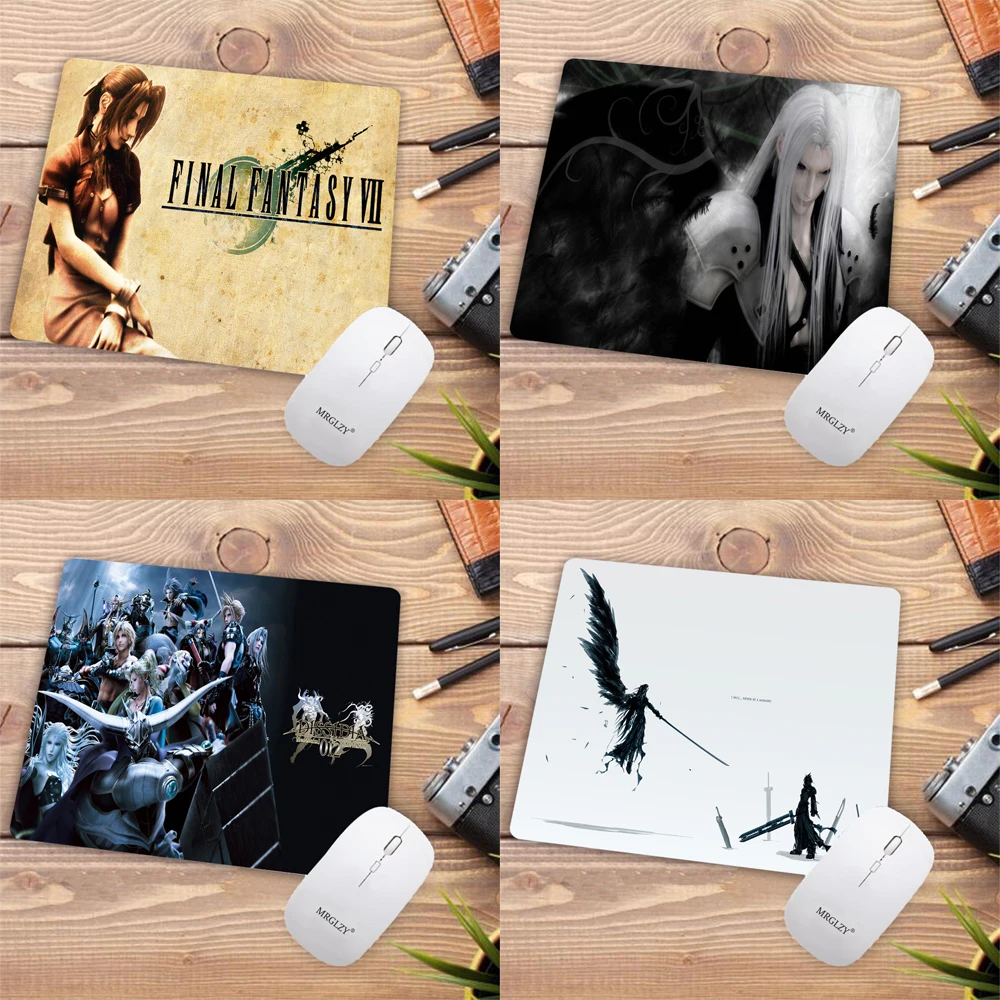 

Final Fantasy Mouse Pad Gamer Sephiroth Desk Mat Pad on The Table Pc Complete Gaming Mat 22x18CM Small Mousepad Table Cover