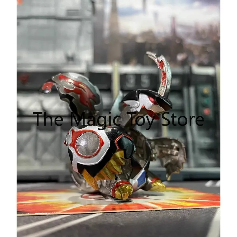 Фото Оригинальная коллекционная фигурка SEGA Bakugan Bakutech Wind Transparent Kyubi на карточке с маркером №2