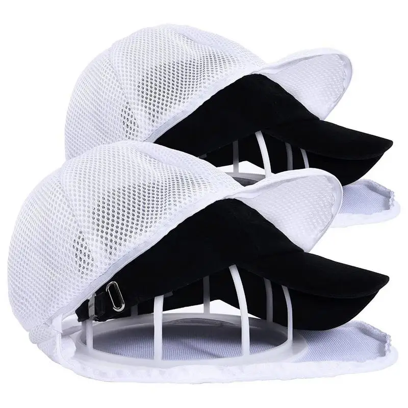 

Hat Washer For Washing Machine Multifunctional Cleaning Kit With Washer Cage And Laundry Bag Baseball Hat Protector Rack
