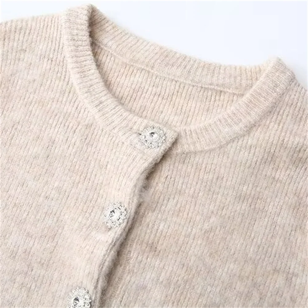 PB&ampZA однотонный вязаный свитер с круглым вырезом и пуговицами новая