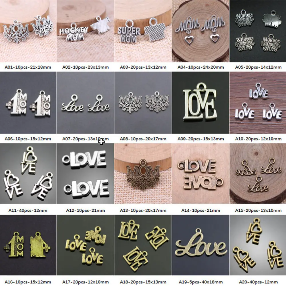 

Новое поступление, подвески Love Mom для изготовления ювелирных изделий, подарки для женщин