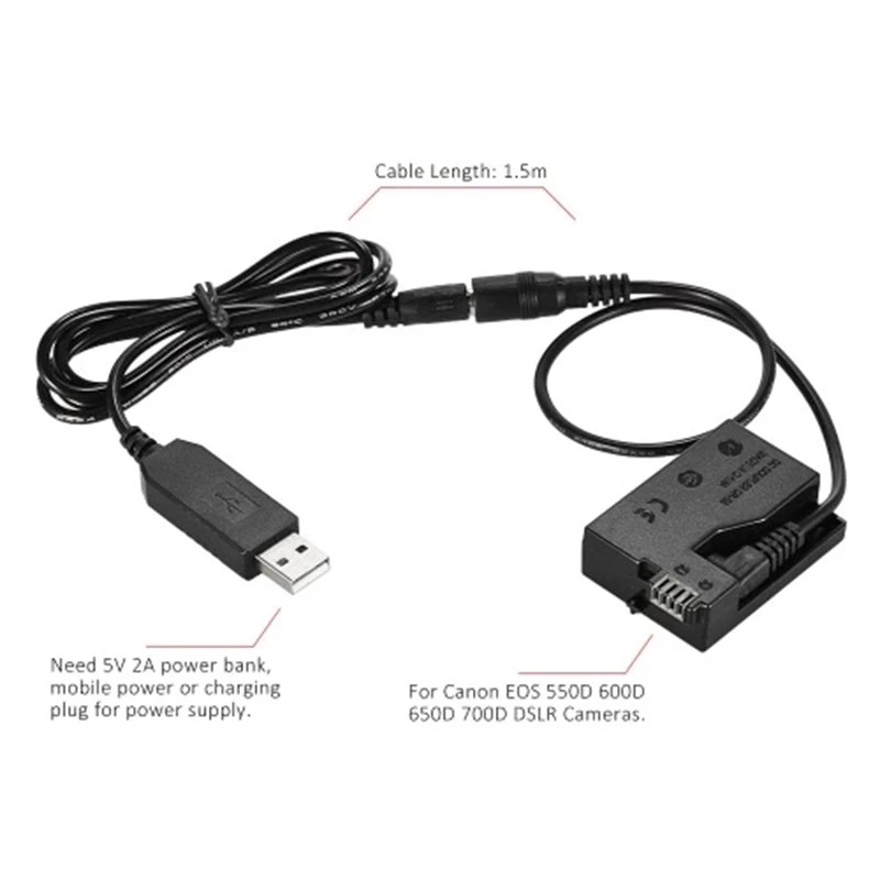 Искусственная батарея с аккумулятором постоянного тока запасной USB-кабель