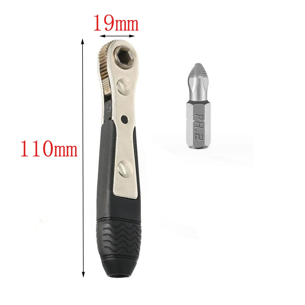 

Стальной сплав набор отверток с трещоткой 1/4