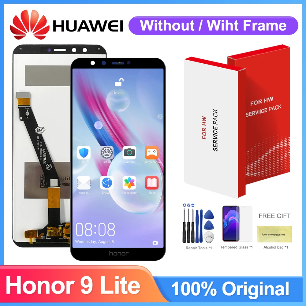 

Экран для Huawei Honor 9 Lite, ЖК-дисплей, сенсорный экран, дигитайзер в сборе, замена для Honor9 Lite LCD