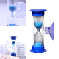 kids shower tooth brush timer hourglass sand timer hour glass home decoration durable no battery need suction cup