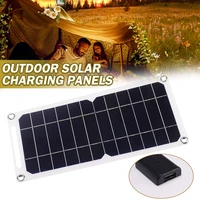10w solar panel waterproof outdoor hike camping plate device portable cells battery charging board for mobile phone power bank