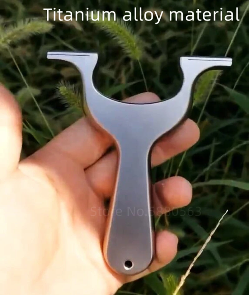 Новинка Рогатка из титанового сплава профессиональный охотничий лук Мощная