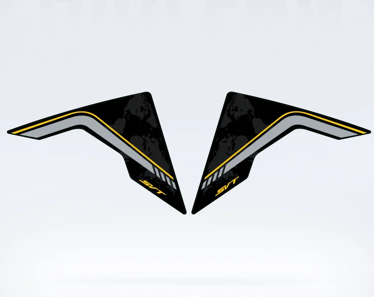 

Для мотоцикла QJMOTOR SVT 650, обтекатель кузова, наклейка, декоративный топливный бак, колодки, наклейки, комплект, защита