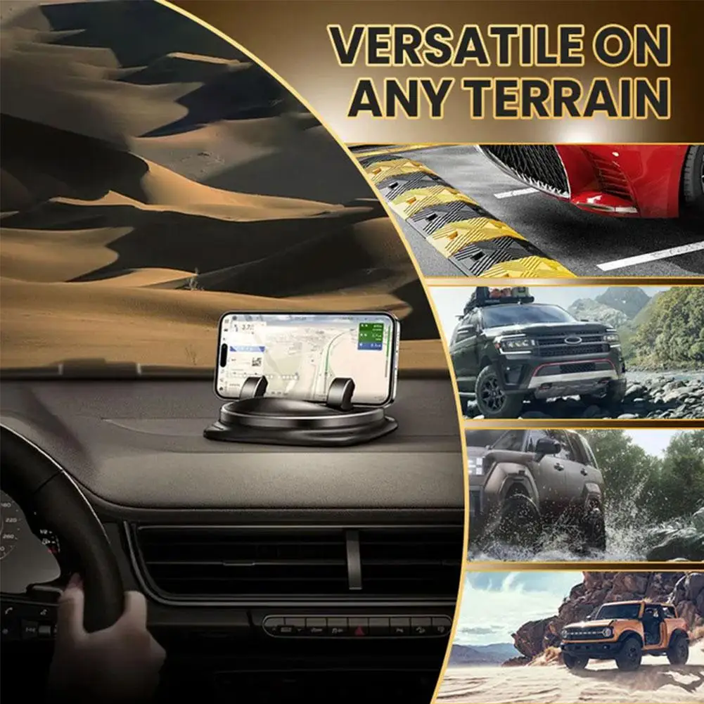 Автомобильный держатель для телефона вращающийся на 360 ° с нескользящей