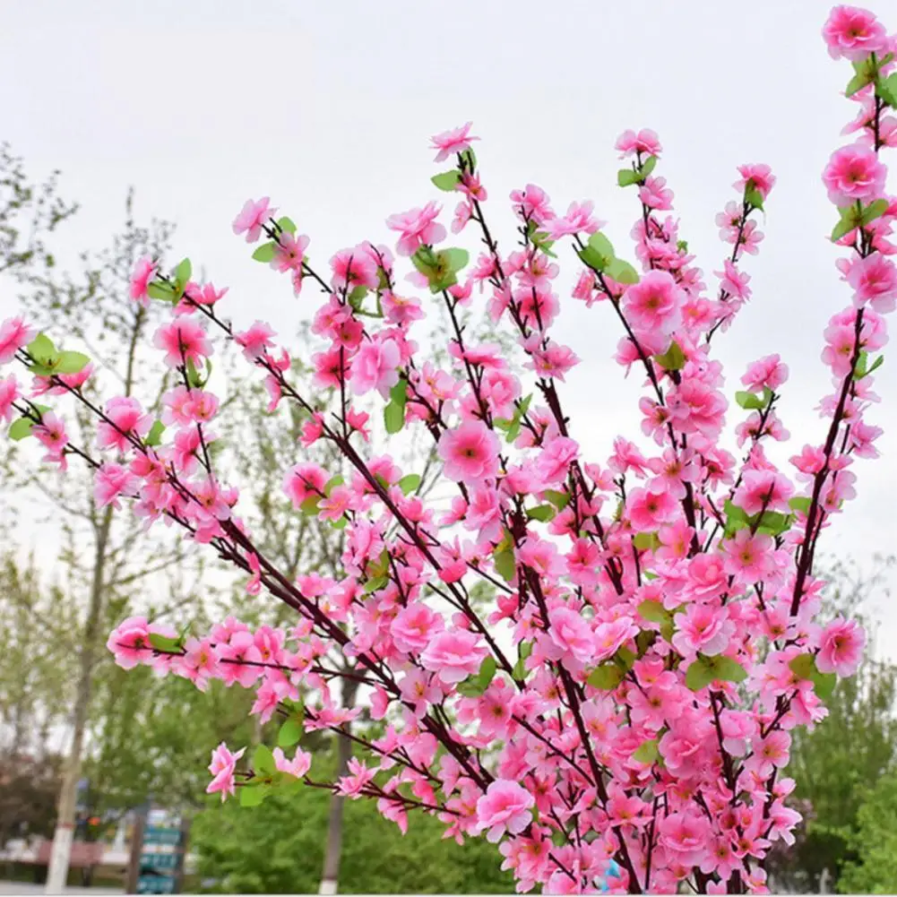 

2 шт. Симпатичные Искусственные цветы износостойкие подарки имитация цветов искусственные ветки Цветка Персика