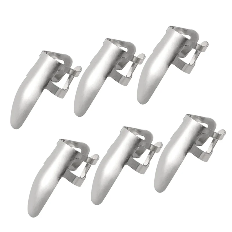 6 шт. регулируемые медиаторы для пальцев из нержавеющей стали