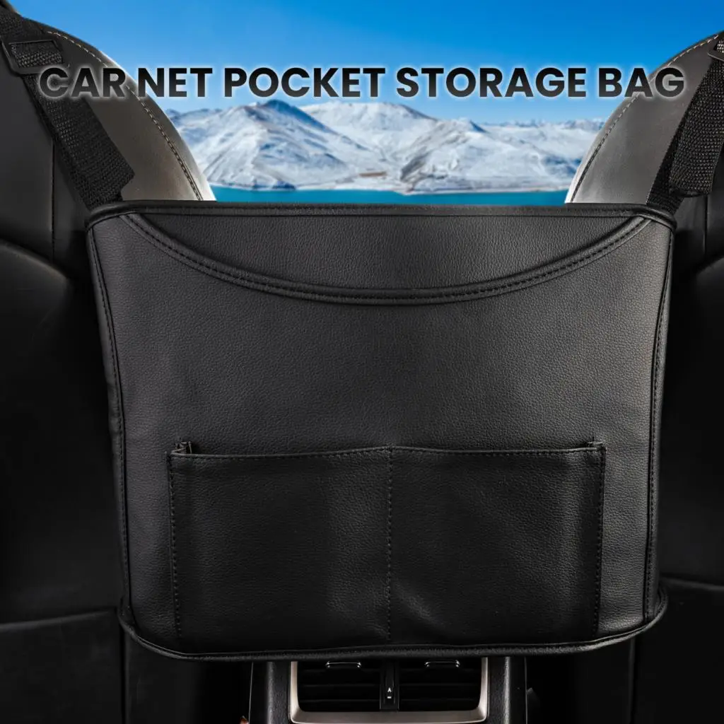 

Car Seat Storage Organizer Handbag Holder PU Leather Auto Interior Stowing Tidying Multifunction Seat Back Bag Car Accessories