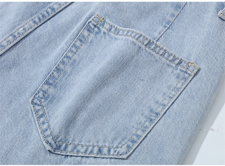 new spring autumn fashion casual brand female women girls high waist loose wide leg jeans