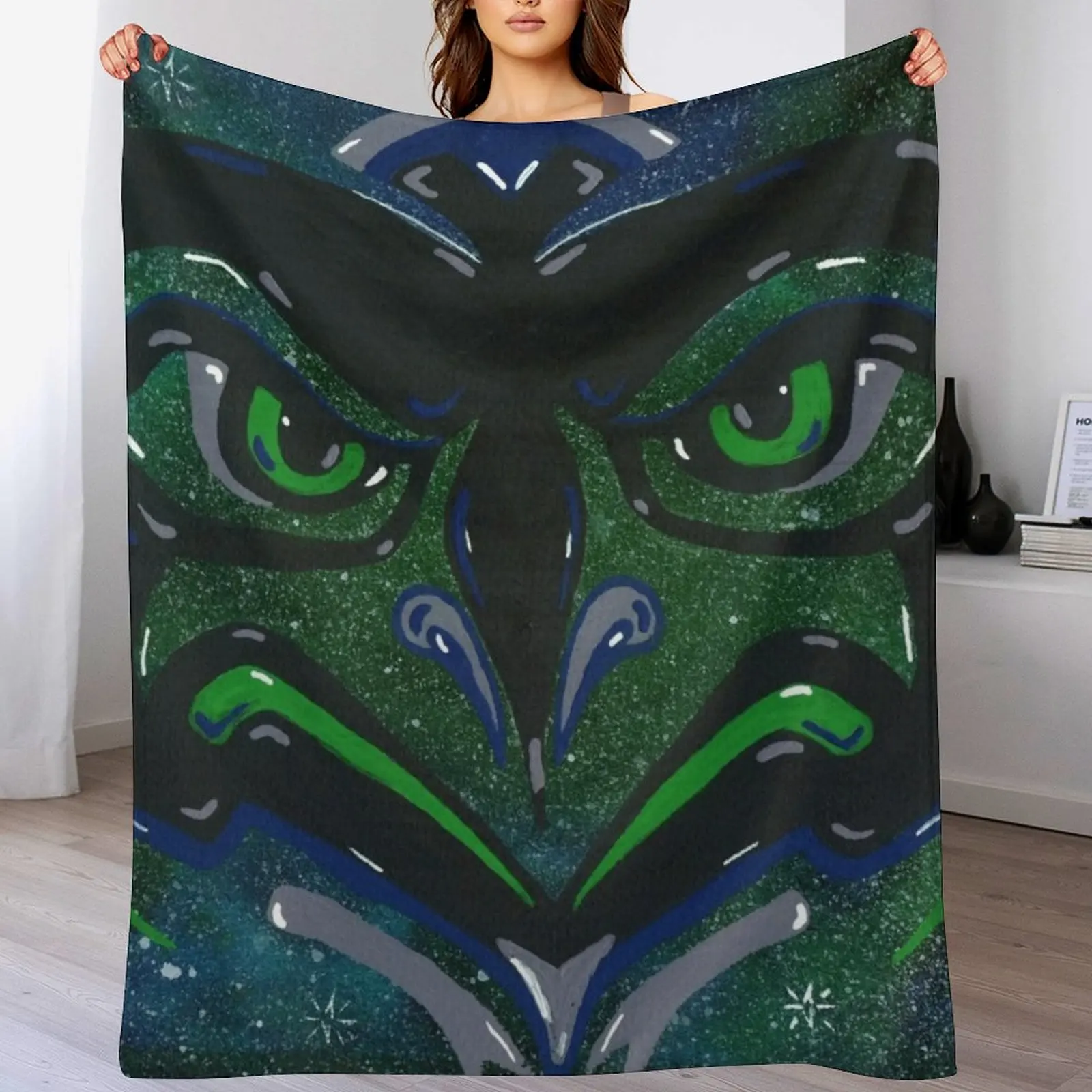 Одеяло Home Town Pride (SeaHawks) Beautifuls Очень большое одеяло для детской кроватки Модные