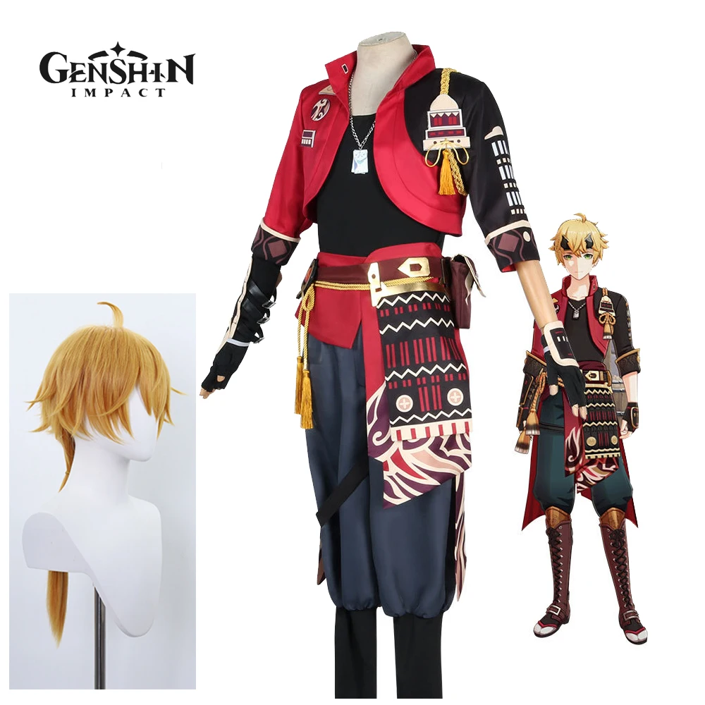 

Костюм для косплея Genshin Impact Thoma, одежда для игры рисовая жена, костюм для косплея из аниме на Рождество, Хэллоуин, карнавал, искусственный костюм для ролевых игр