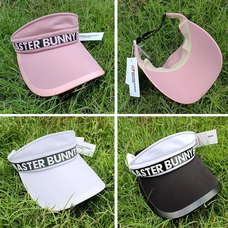 

MASTER BUNNY Golf cap summer new women's topless sun hat GOLF outdoor sports breathable sunscreen elastic adjustment hat
