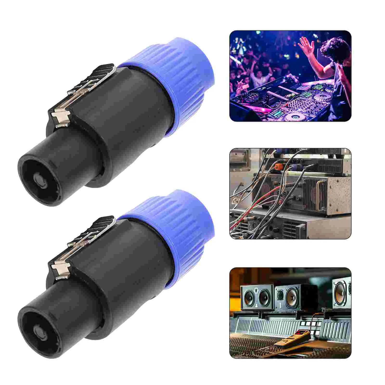 

Audio Speaker Plug Connector Plugsloudspeaker Connectors Four Core Accessories Devices Accessory Performance Jack
