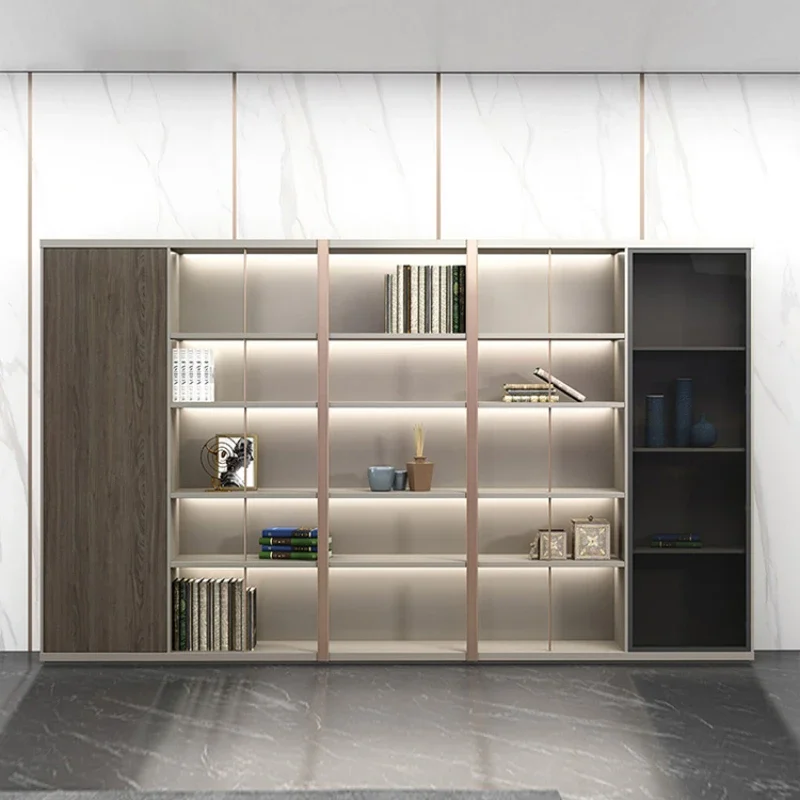 Шкафы для хранения Curio гостиной стеклянный офисный винный кухонный шкаф-витрина